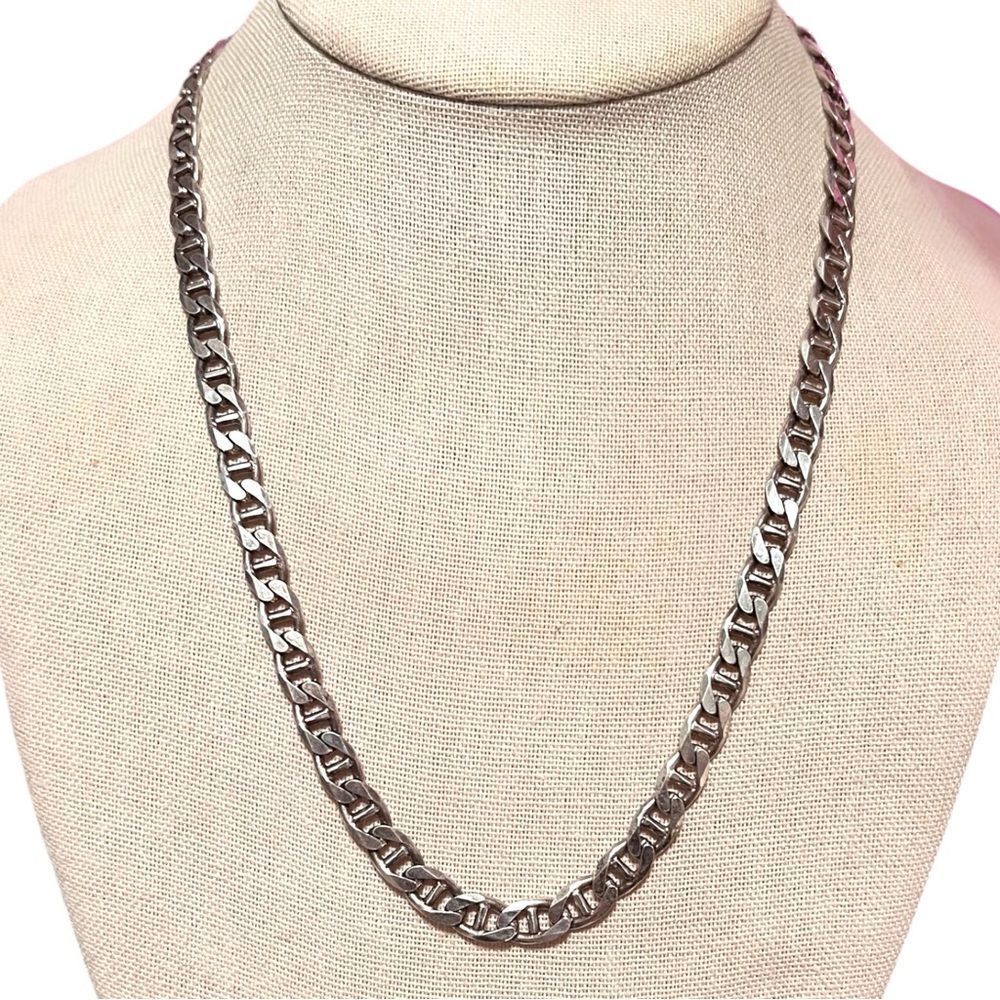 Sterling Silver 7MM Cuban 20” Chain Necklace